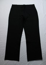 Quince Women's Ultra-Stretch Ponte Straight Leg Pants CD4 Black Large