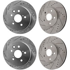 Front & Rear Brake Disc Rotors For Lexus IS250 2006 2007 2008 2009 2010-2015