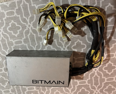 #ad #ad Bitmain APW3 12V 1200 1600W 115 240VAC Power Supply 18x PCIE Connectors $49.99