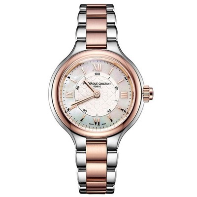 Frederique Constant Analog Damen Armbanduhr FC-281WH3ER2B -