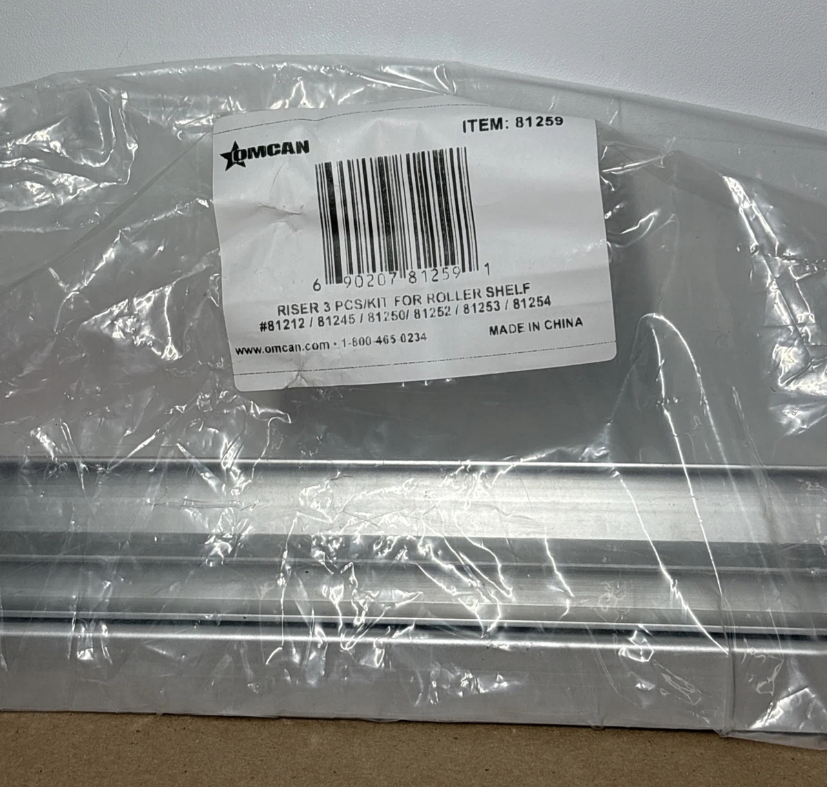 OMCAN 81250 Gravity Feed Roller Shelf 23.6x22.2 Commercial Cooler photo 6
