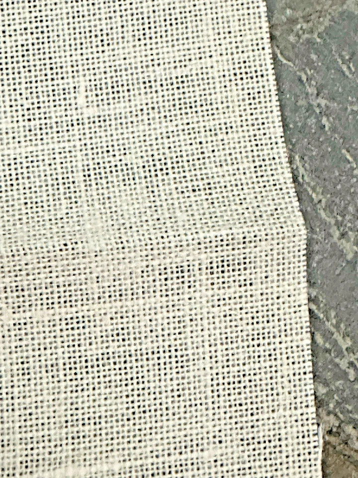 20 count CREAM Irish linen  15 X 17.5" cross stitch - Image 3 of 4