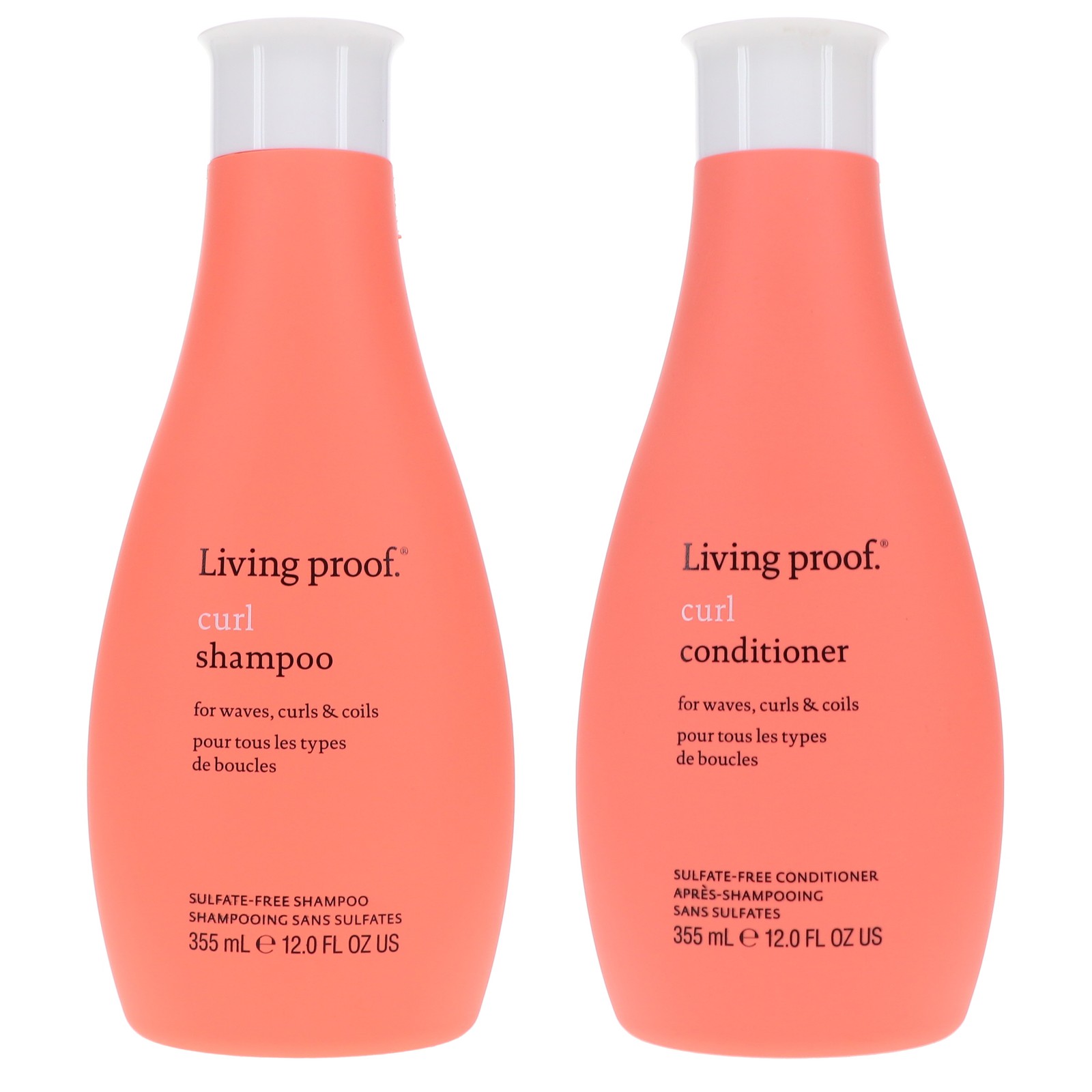 Living Proof Curl Shampoo 12 oz - Conditioner 12 oz Combo Pack