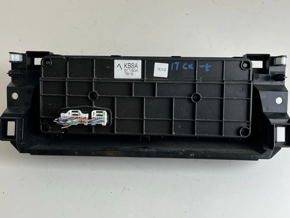 2017 MAZDA CX-5 TEMPERATURE CLIMATE CONTROL HEAT HEATER AC SWITCH OEM KB8A61190A - Image 3 of 4
