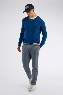 GAS HERREN HOSE BAUMWOLLE CHINO Art. 361019 Mod. SADECK REV - 4709 MICRO PRINT