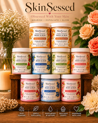 SkinSessed 11 oz Foaming Body Scrub Exfoliating Sugar Shea Butter Handmade