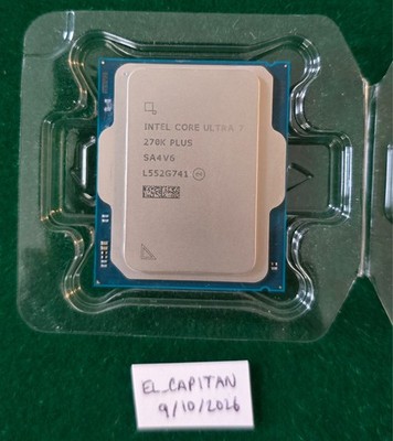 Intel Core Ultra 7 270K Plus 24-Core 3.7GHz LGA1851 Desktop CPU BX80768270K