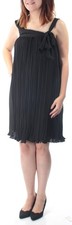 RACHEL ROY Womens Black Sleeveless Knee Length Shift Dress Size: S