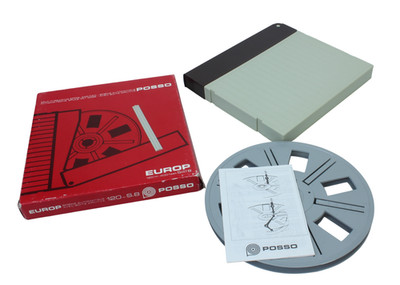 POSSO Super 8 Filmspule Modell EUROP 120m / 400 (S-222)