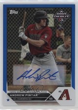 2023 Topps Pro Debut Blue Foil Auto 6/150 Andrew Pintar #PD-75 Auto o1w