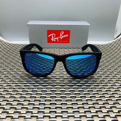 BLAU RB4165 RAY-BAN JUSTIN HERREN SONNENBRILLE CLKQ-07