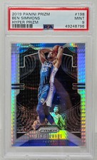 2019 Prizm BEN SIMMONS Hyper Refractor PSA 9 Mint