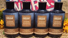 Bath  Body Works STONE WASHED Men 3-in-1 Hair, Face  Body Wash Lot of 4