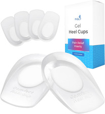 Heel Cushions for Heel Pain Relief 4 Pack Heel Spur Relief Products Heel Pads