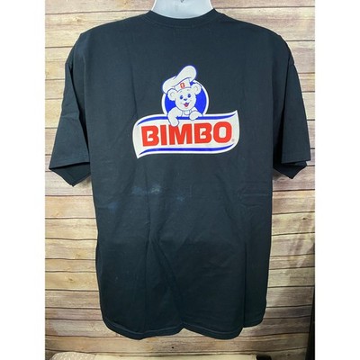 Bimbo Bakeries Bread T-Shirt XL Black Miami Heat NBA Style Funny Graphic Tee