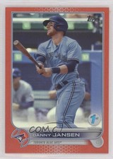2022 Topps Series 1 1st Edition Red 15/50 Danny Jansen #33 0qw3
