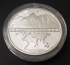 Lift Up Your Eyes- Dove Round One Talent of Pure Silver 1 Troy oz.999 Silver