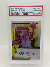 2020-21 Flux Anthony Edwards Rookie Influx Silver Prizm Auto RC #RAIAED PSA 10