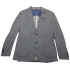 Canali Blazer Mens EU 54 Blue Cotton Unstructured Sport Coat Jacket Made Italy