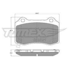 Satz Bremsbeläge Bremsklötze vorne für Ford Focus 1 DAW | 24060506