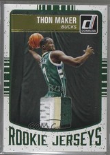 2016-17 Panini Donruss Rookie Jerseys Prime 6/25 Thon Maker #76 3h6