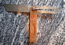 Antique "H. Disston & Sons" Phila. Pa-8"Sliding T- Bevel Square Woodworking Tool