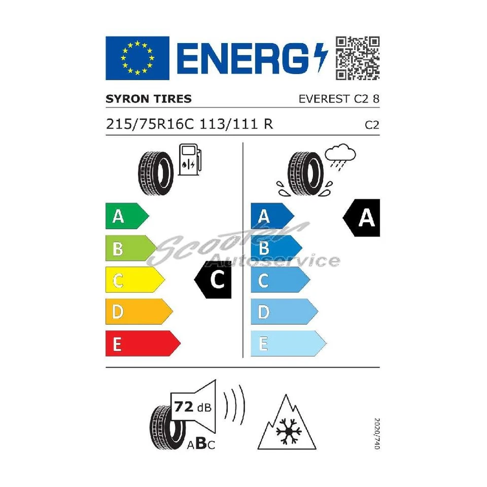 Syron Winterreifen 215/75R16 C 113R EVEREST C2 3PMSF XL | 65400 - Bild 2 von 3