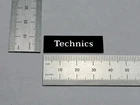 Technics Turntable Badge Logo Emblem For Dust Cover - Fits Reloop 37mm x 11mm