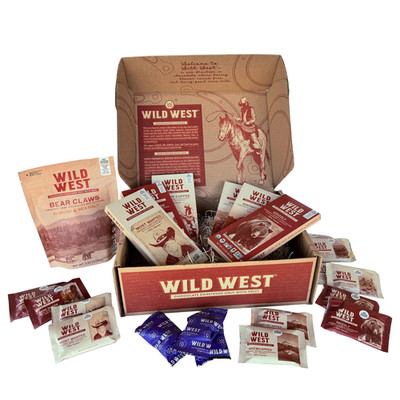 Wild West Assorted Chocolate Box, 24.26 Oz. Total 70% Cacao Dark