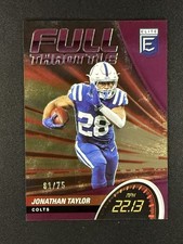 2022 Panini Donruss Elite Full Throttle Purple 33/75 Jonathan Taylor #FT1 Colts