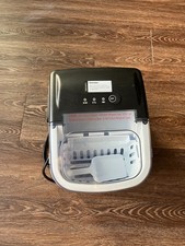 Countertop Ice Maker Machine with Handle, 26lbs in 24Hrs, 9 Ice Cubes