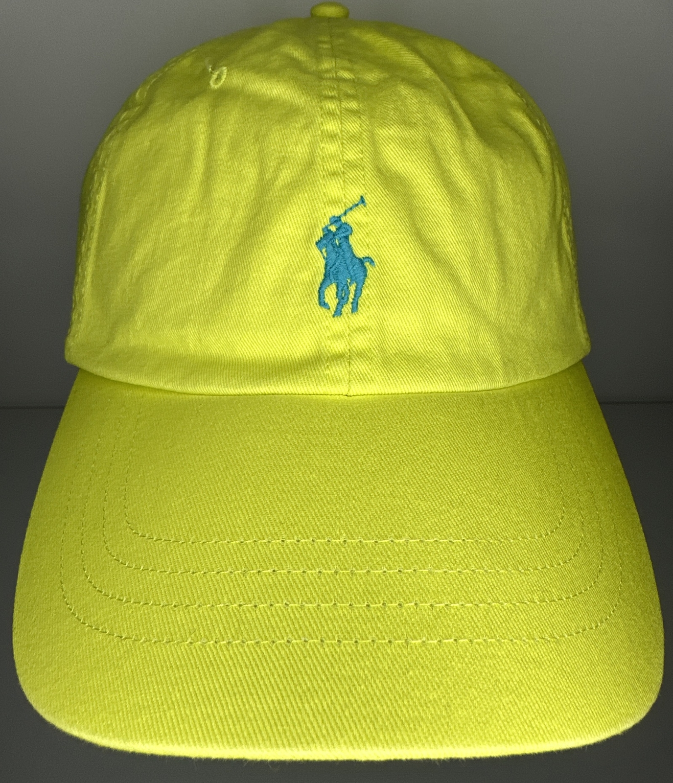 Polo Ralph Lauren Classics cappello verde pony blu taglia unica nuovo con etichette
