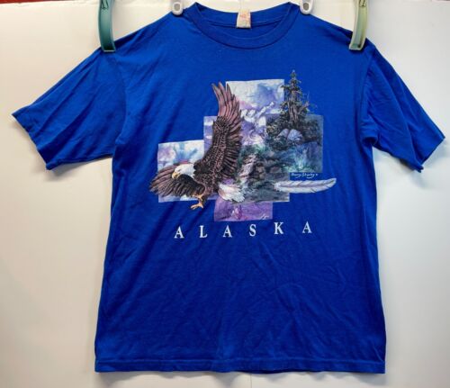 Vintage Alaska American Eagle t-shirt Thunderbird… - image 1