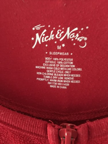 Nick & Nora rotfußig 1 Stck. Jammies lange Unterhosen Pyjama PJs Socke Affe Gr. M - Bild 2 von 7