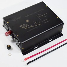 12V to 120V Pure Sine Wave Inverter Power Converter 1500W Truck RV Car USB 2.4A