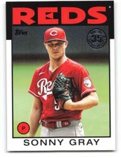 2021 Topps 1986 Topps Baseball 35th Anniversary #86B-72 Sonny Gray NM-MT Reds