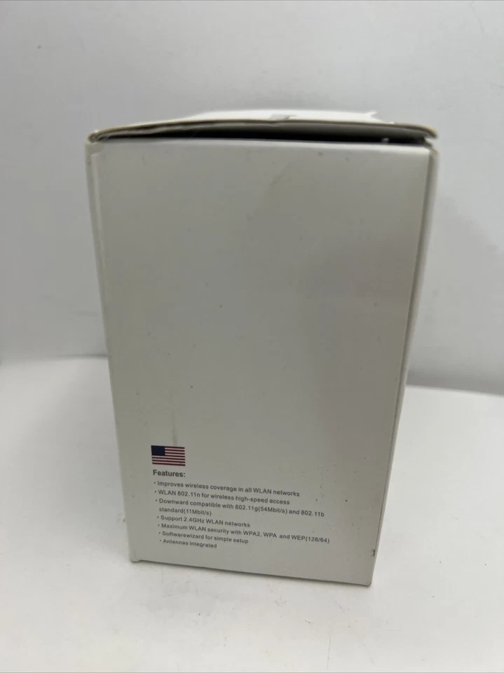 AMPED WIFI Wireless Repeater Range Extender Booster + RJ-45 Cable New - Image 2 of 4
