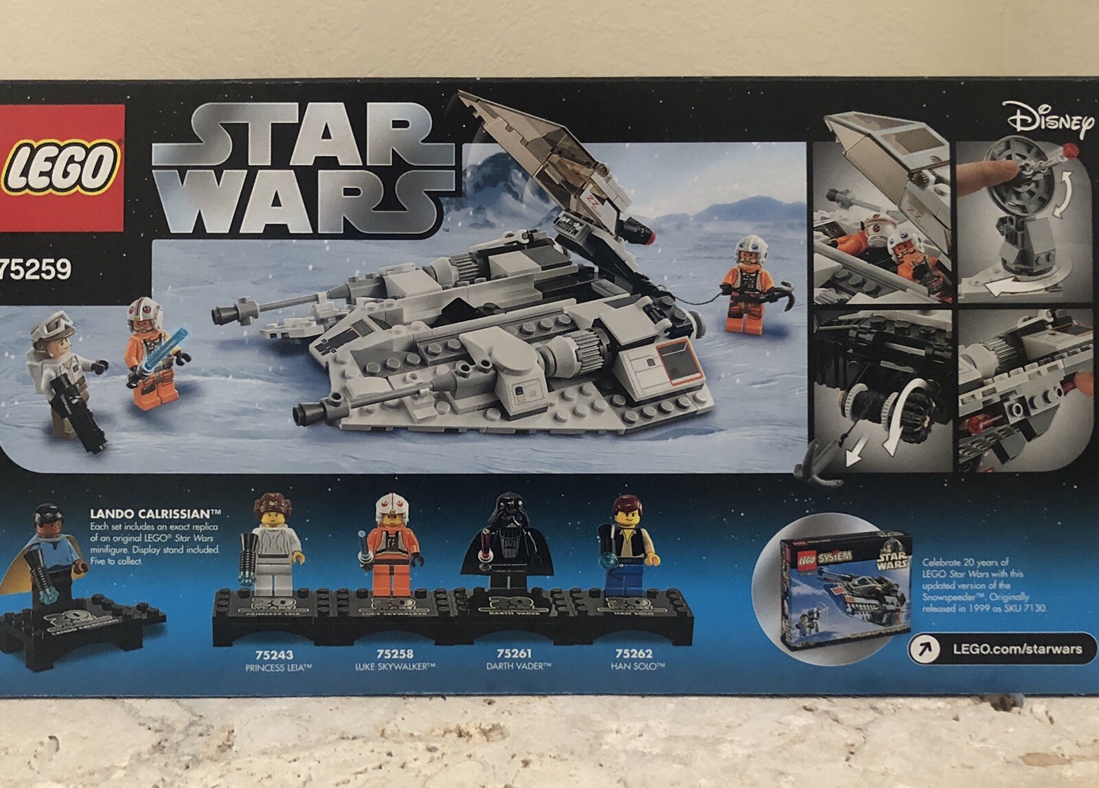 lego star wars 20th anniversary snowspeeder