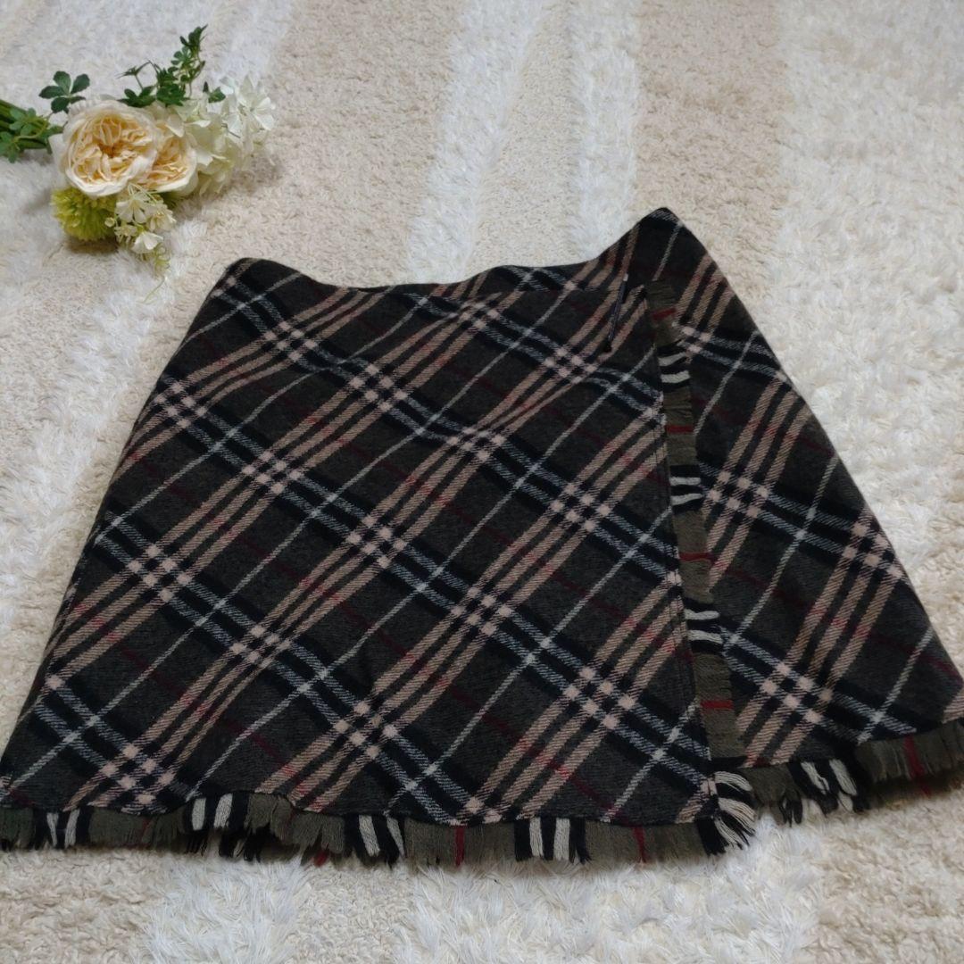スカート BURBERRY BLUE LABEL denim mini skirt Burberry blue label skirt sales