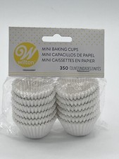 Wilton Mini White Baking Cups, Muffins, Mini Cupcake Liners, Pack of 350