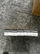 NOS 5 SYLVANIA 5U4GB-5AS4A Power Rectifier VACUUM TUBES USA