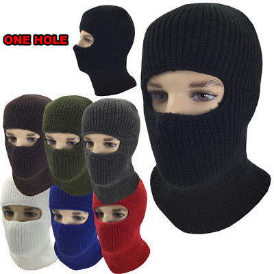 One Hole Full Face Ski Mask Beanie Balaclava Tactical Warm One Hole Full Face Ski Mask Beanie Balaclava Tactical Warm