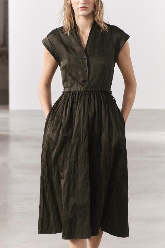 NWT ZARA BELTED SHIRTDRESS ZW COLLECTION 9303 S $129 | eBay NWT ZARA BELTED SHIRTDRESS ZW COLLECTION 9303 S $129 | eBay