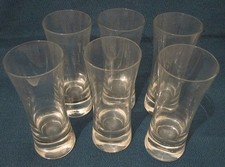 BIcchieri servizio da 6 anni 60-70 vetro lavorato