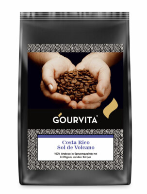 Kaffee COSTA RICA SOL DE VOLCANO von Gourvita, 500g Bohnen