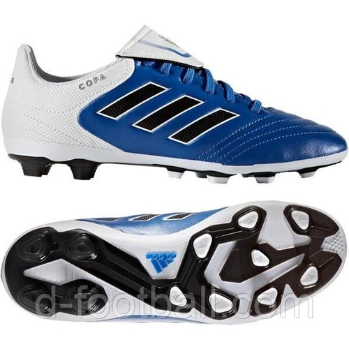 Adidas Copa 17.4 FxG Jr BA9734 football boots blue blue Size: 5