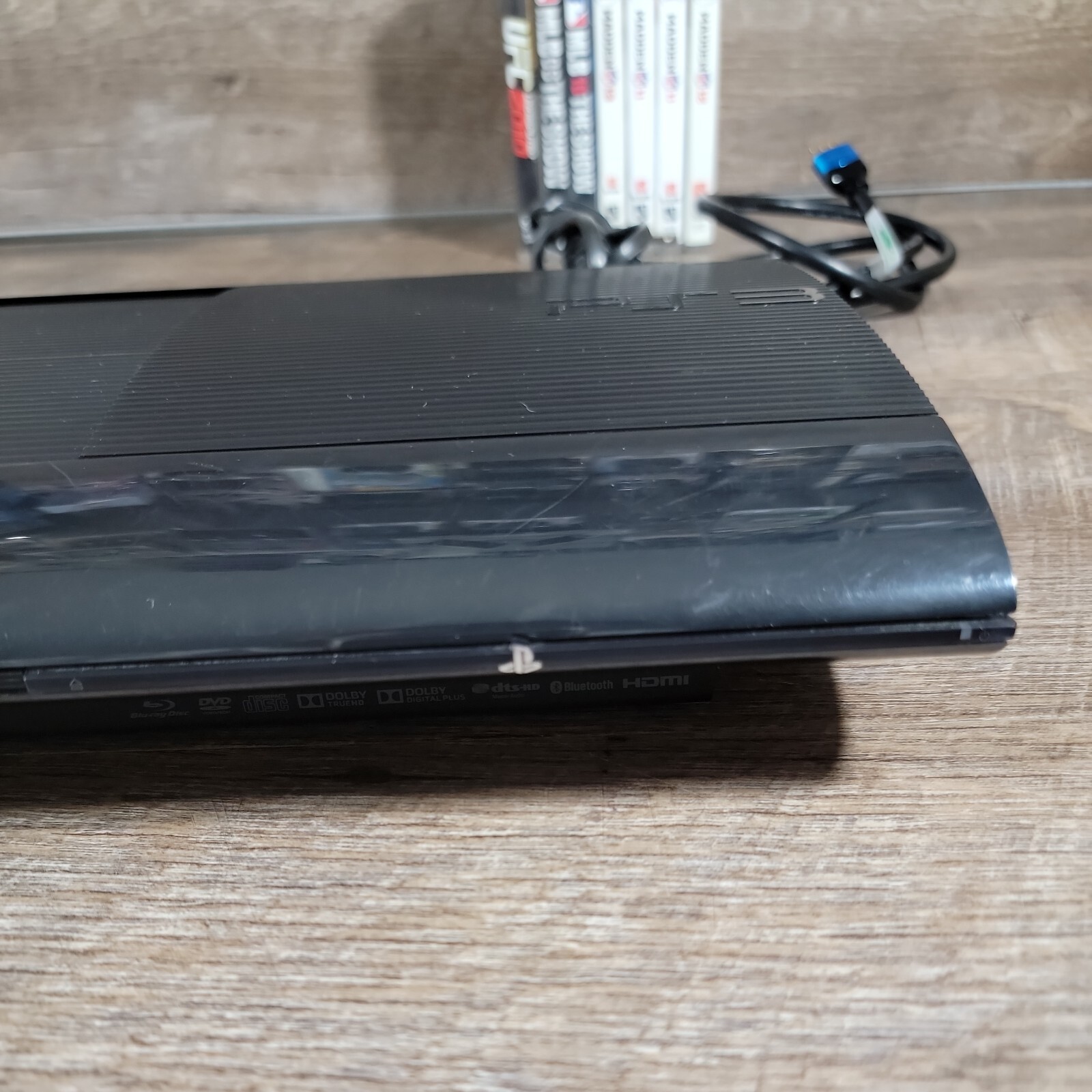 Sony PlayStation 3 Super Slim PS3 Console CECH-4001B Bundle WORKS No ...