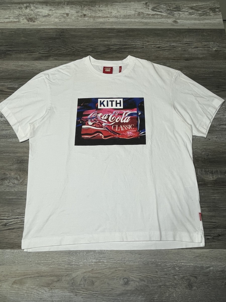Kith x Coca Cola Soft Drink Water Graphic Shirt Size M RARE | eBay