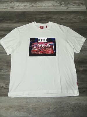 Kith x Coca Cola Soft Drink Water Graphic Shirt Size M RARE | eBay