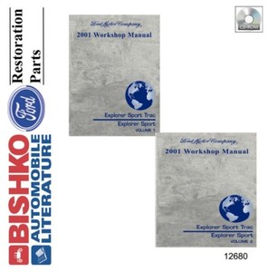 2001 Ford Explorer Sport, Sport Trac Shop Service Repair Manual CD | eBay